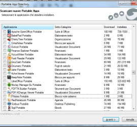 Schermata installazione